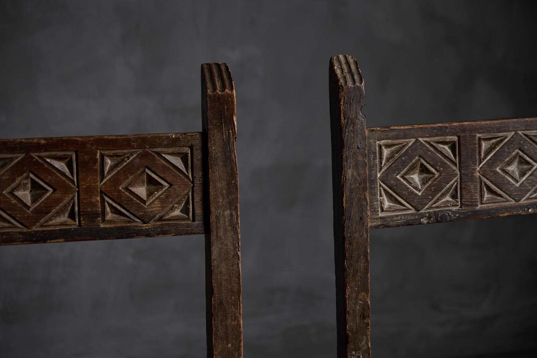 Wabi Sabi Folk Art Chair, Europe - Early 19th Century