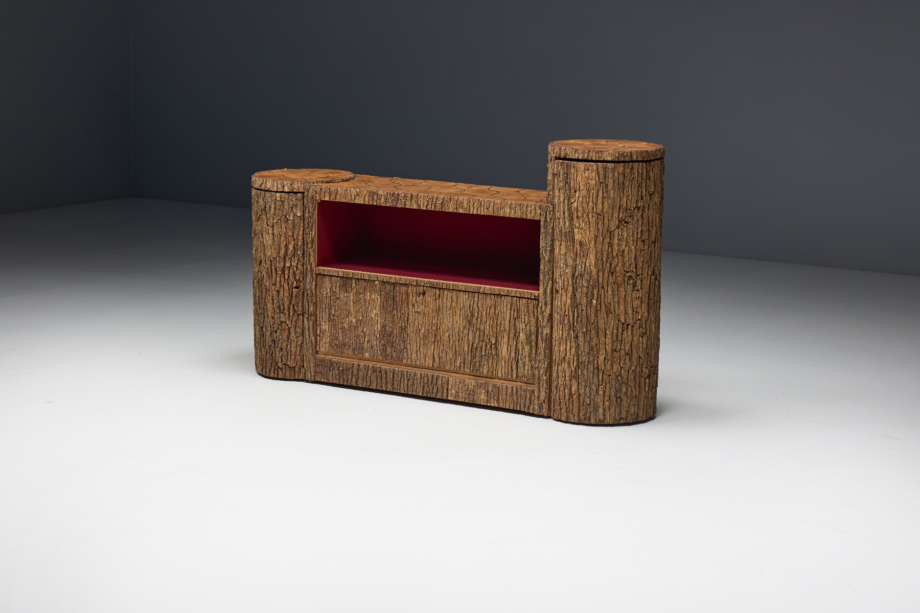 Wabi Sabi Monoxylite Credenza - 1950s