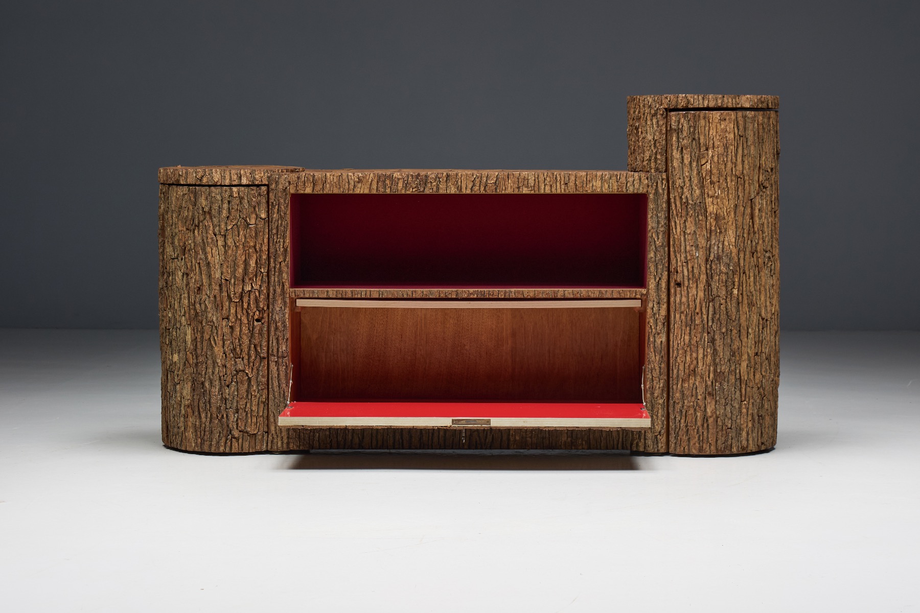Wabi Sabi Monoxylite Credenza - 1950s