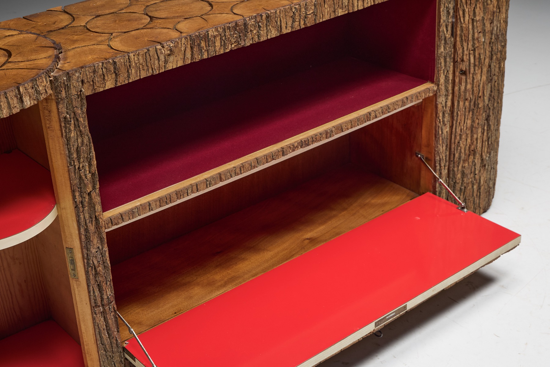 Wabi Sabi Monoxylite Credenza - 1950s