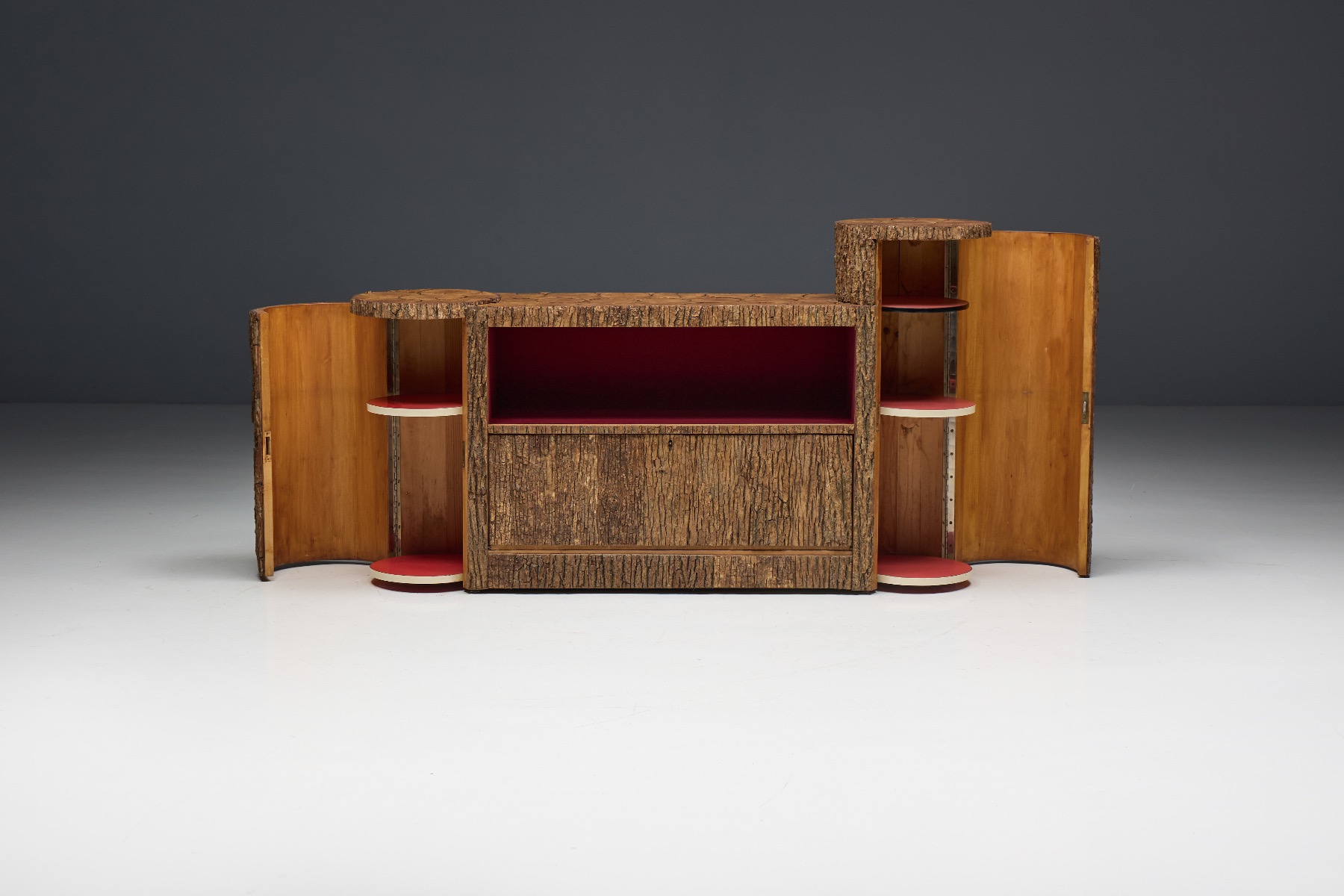 Wabi Sabi Monoxylite Credenza - 1950s