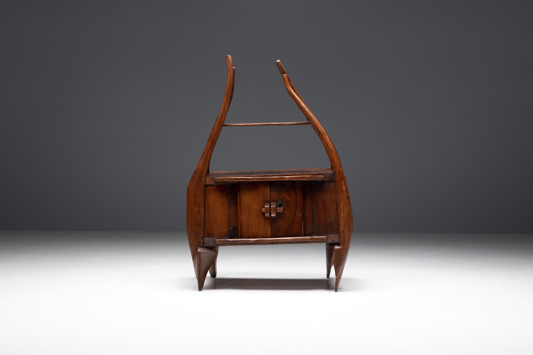 Wabi Sabi Primitive Cabinet - Late 19th Century 