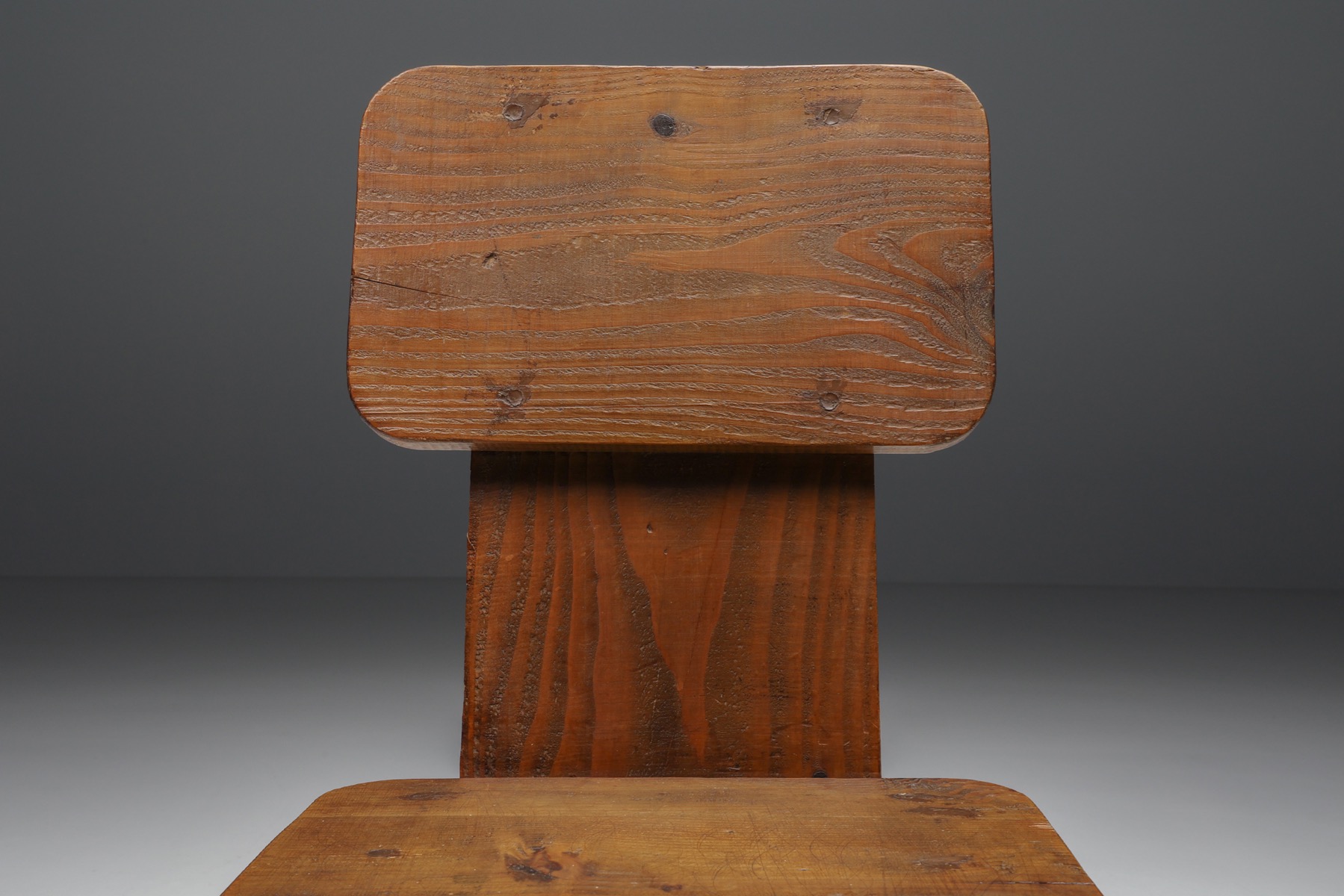 Wabi-Sabi Rustic Dining Chairs - 1960's