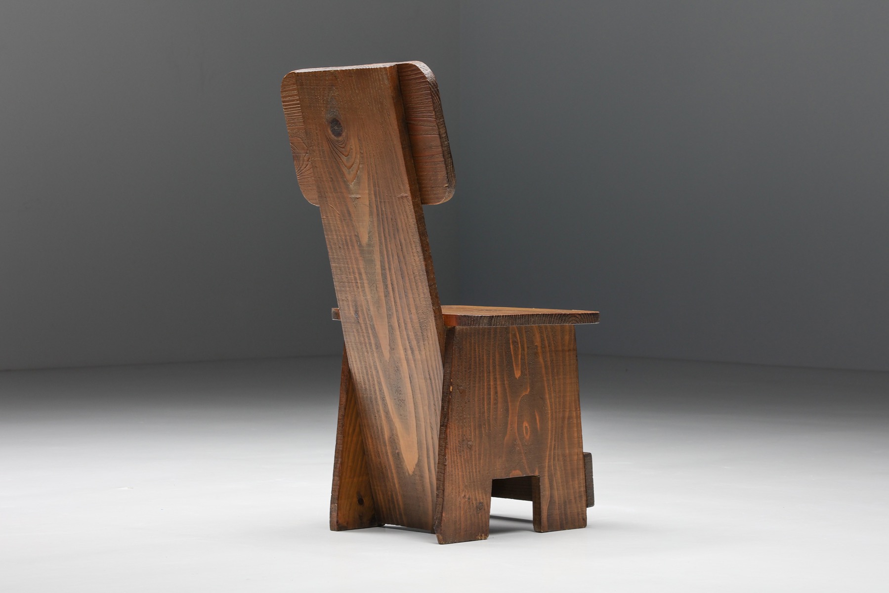 Wabi-Sabi Rustic Dining Chairs - 1960's