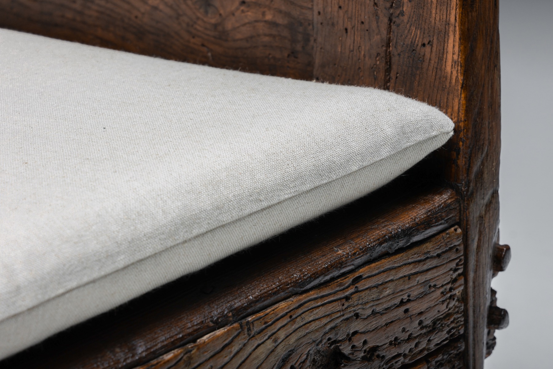 Wabi-Sabi Three Seater Bench - 19th Century