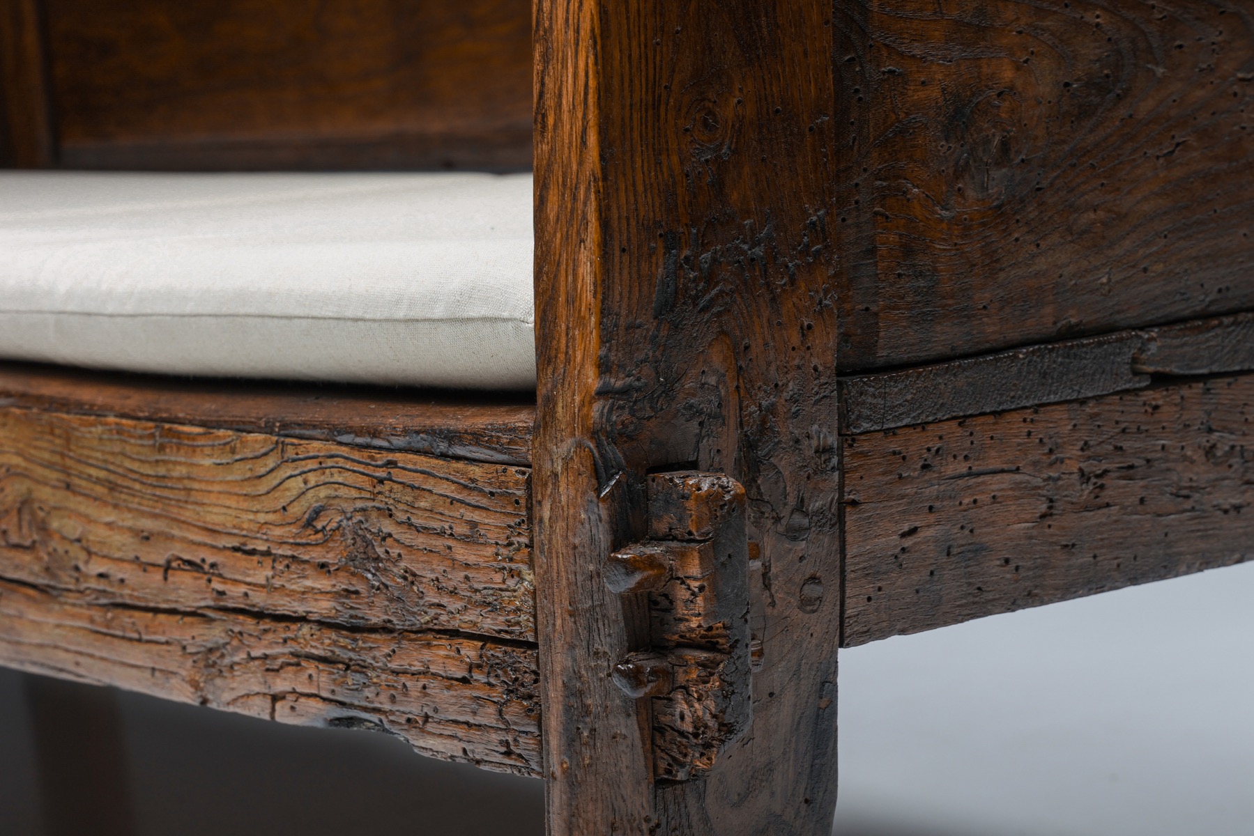 Wabi-Sabi Three Seater Bench - 19th Century