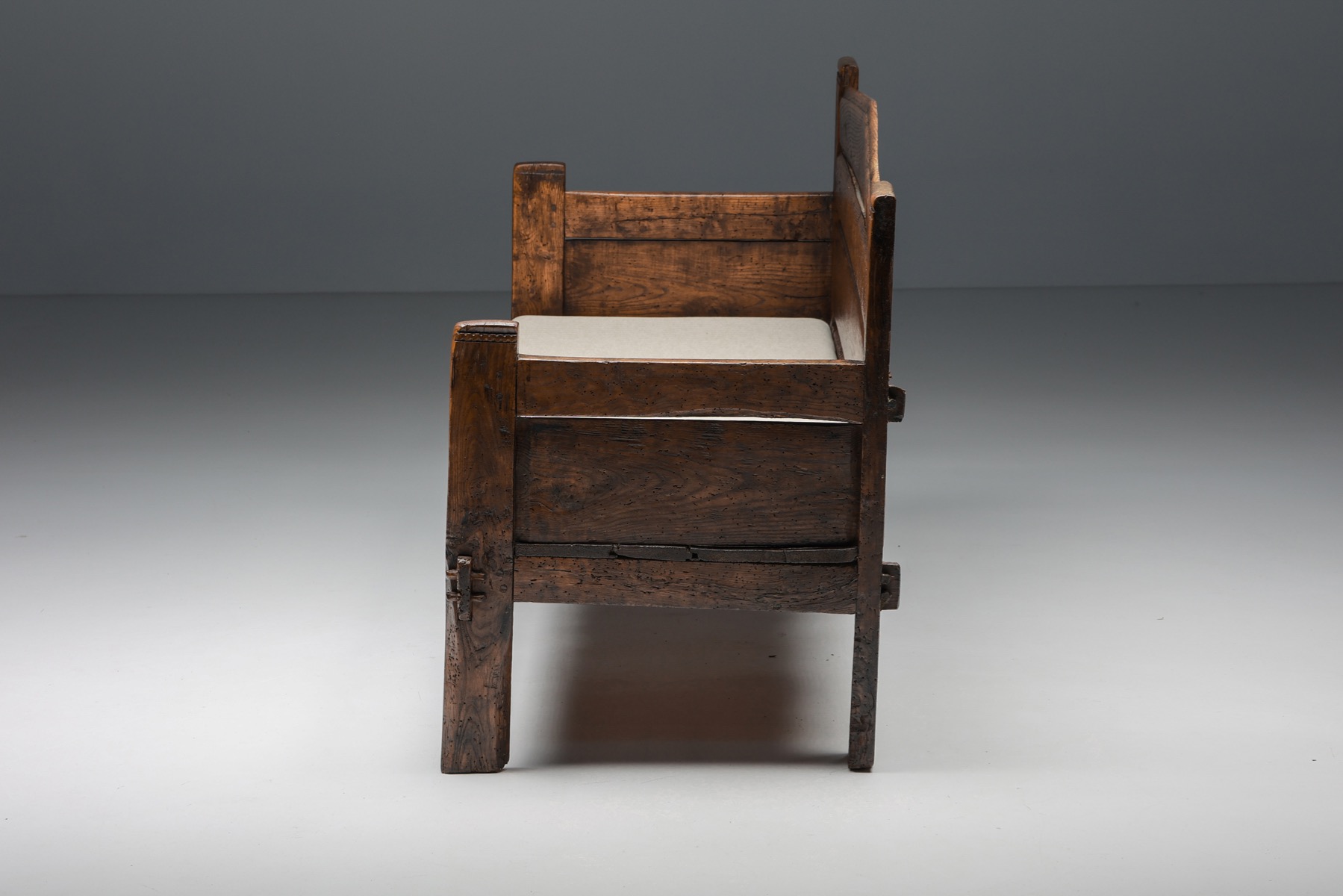 Wabi-Sabi Three Seater Bench - 19th Century