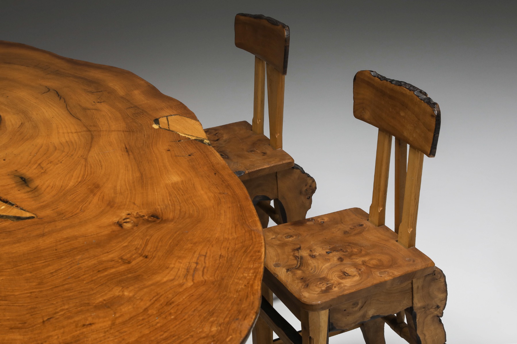 Wabi-Sabi Dining Chairs Set - 1960's