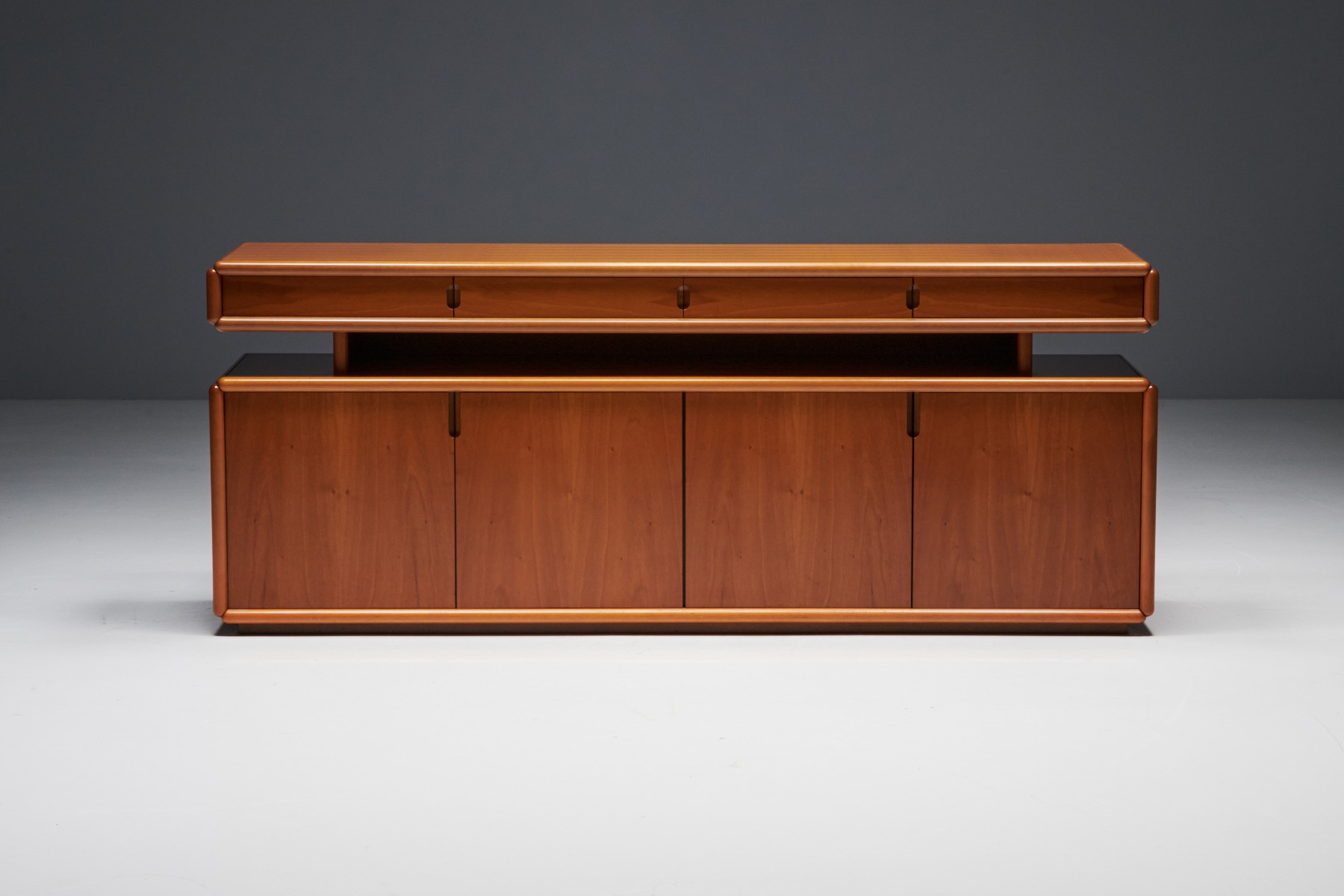 Postmodern Italian Sideboard in Canaletto Walnut - 1970s