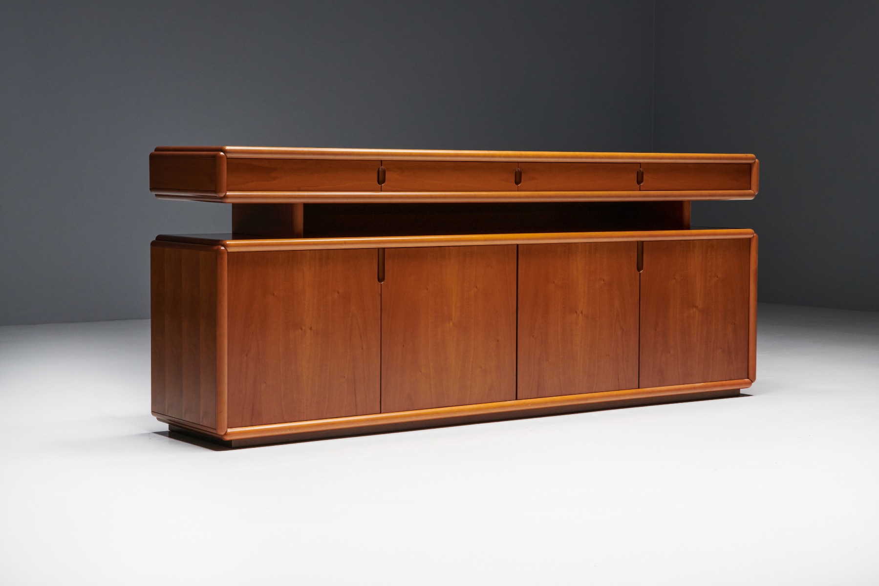 Postmodern Italian Sideboard in Canaletto Walnut - 1970s
