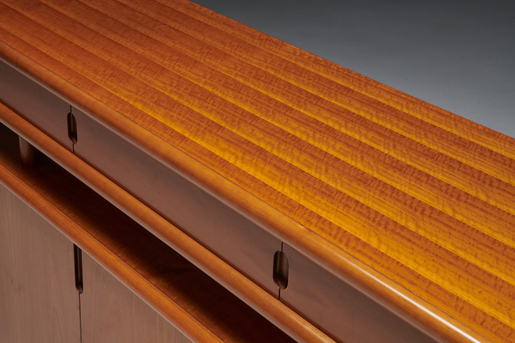 Postmodern Italian Sideboard in Canaletto Walnut - 1970s