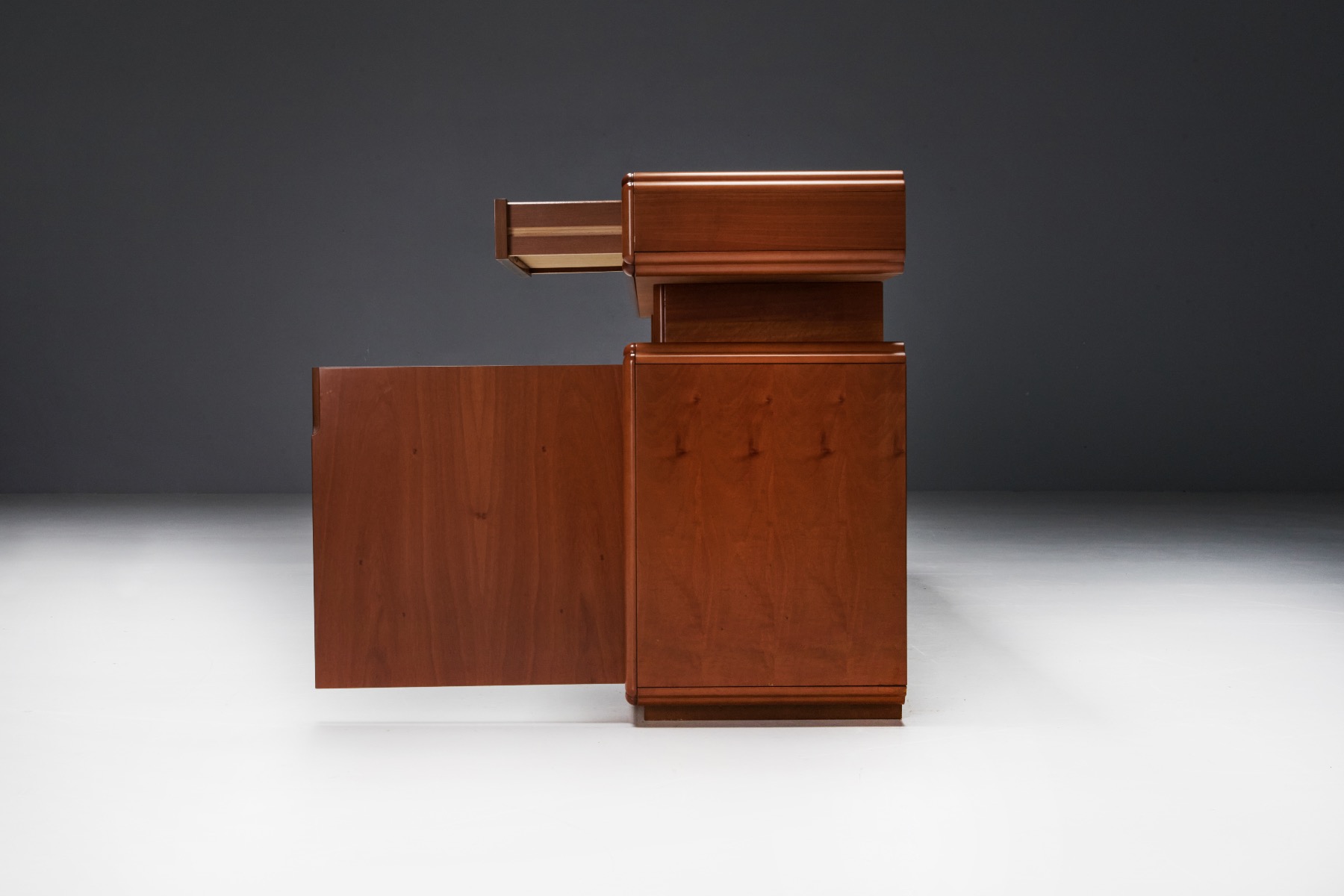 Postmodern Italian Sideboard in Canaletto Walnut - 1970s