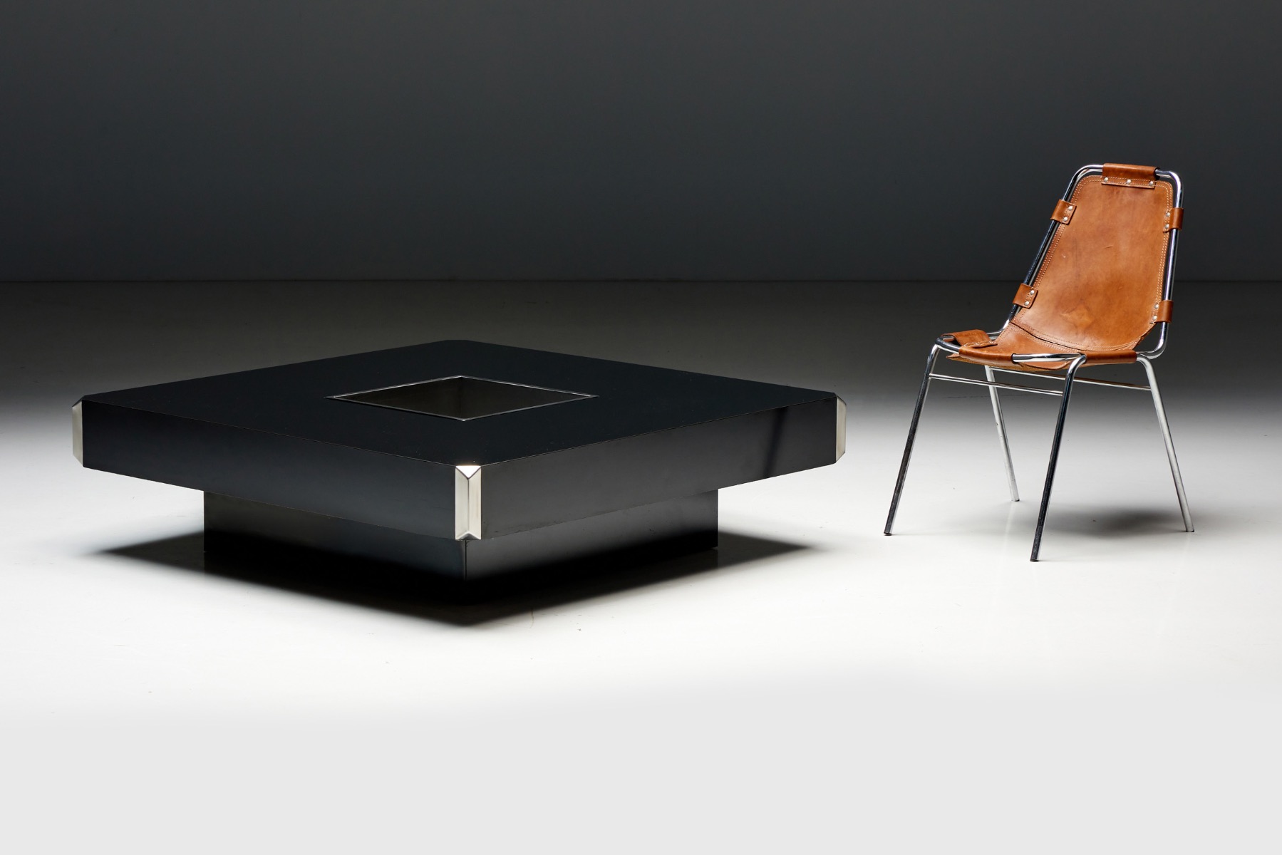 Rectangular Cocktail Table by Willy Rizzo for Cidue - 1970s