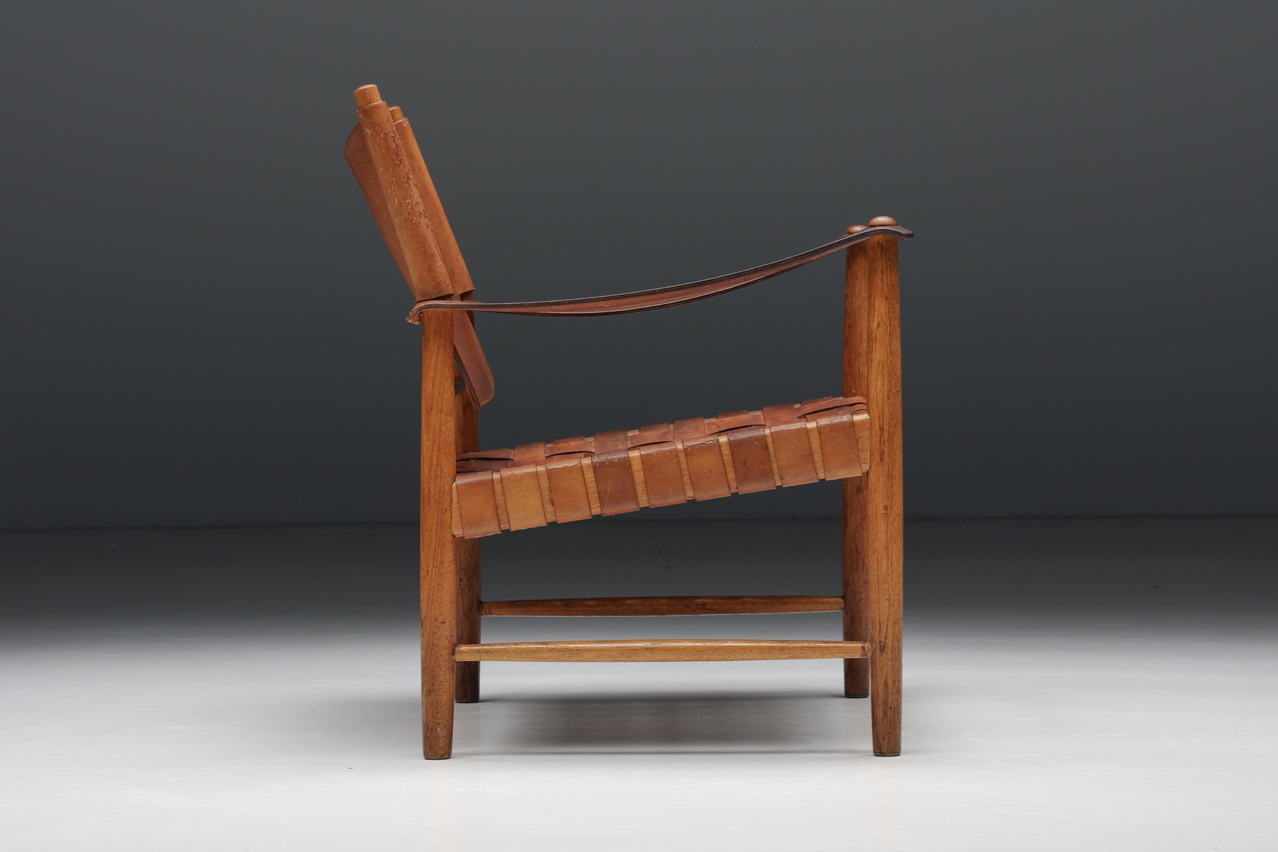 Arne Norell Safari Chair, Norell Mobel - 1960s 