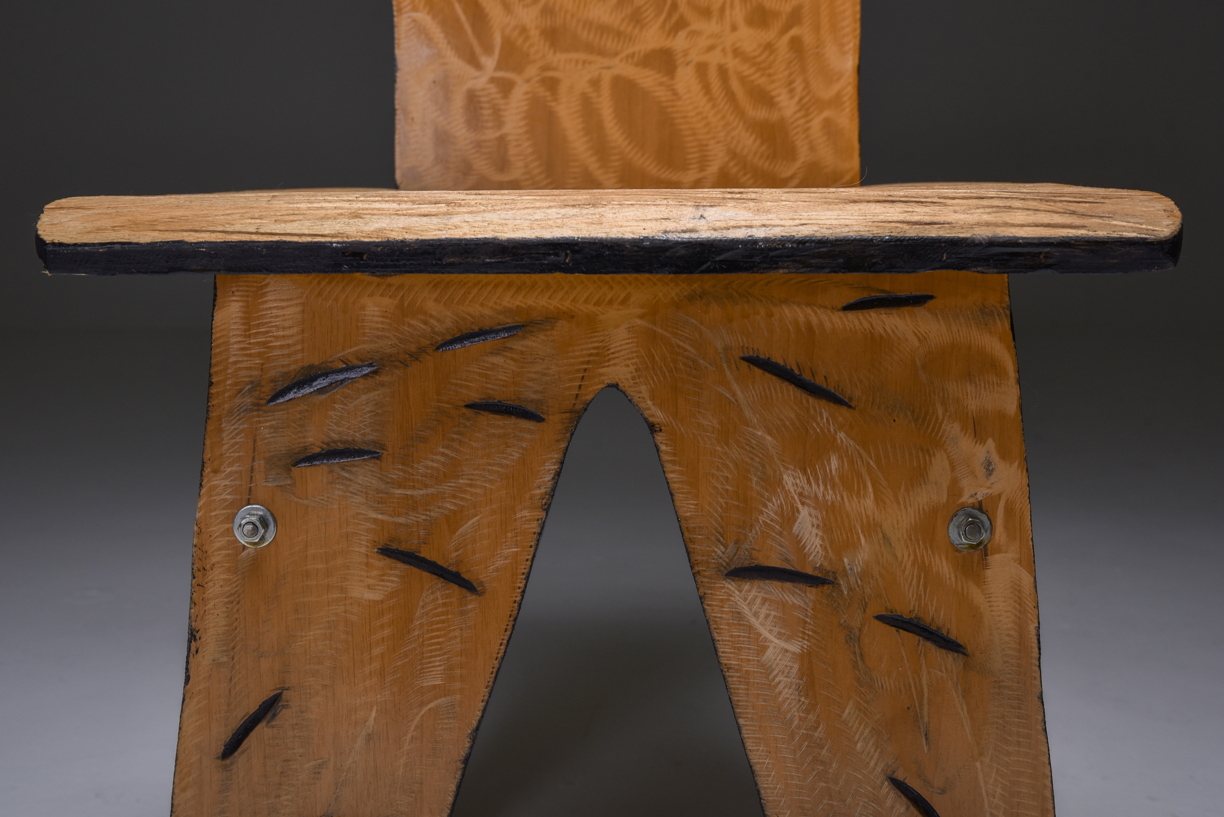 Set Of Unusual Artist Chairs, Italy - 1980's
