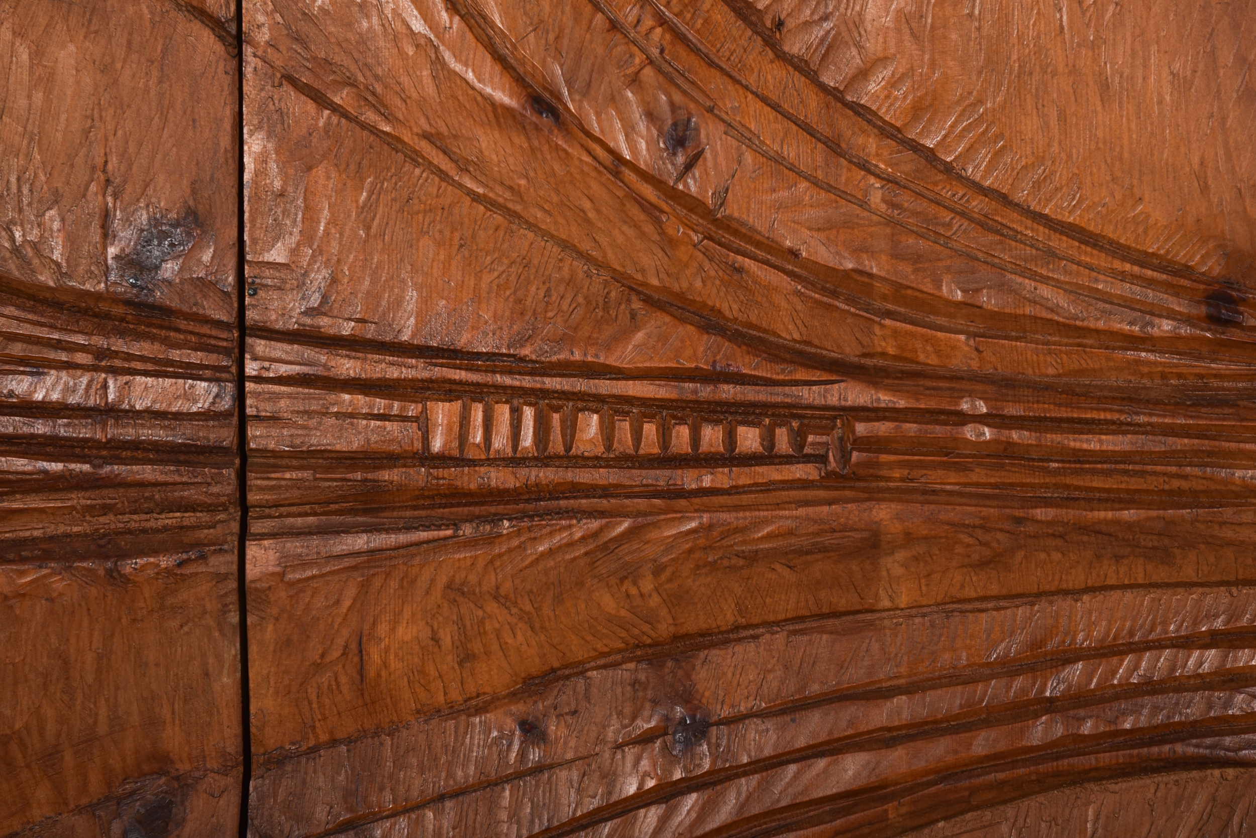 Carved Wall Panel by Nioi, Italy, 1974 in the style of Nerone & Patuzzi - 1974