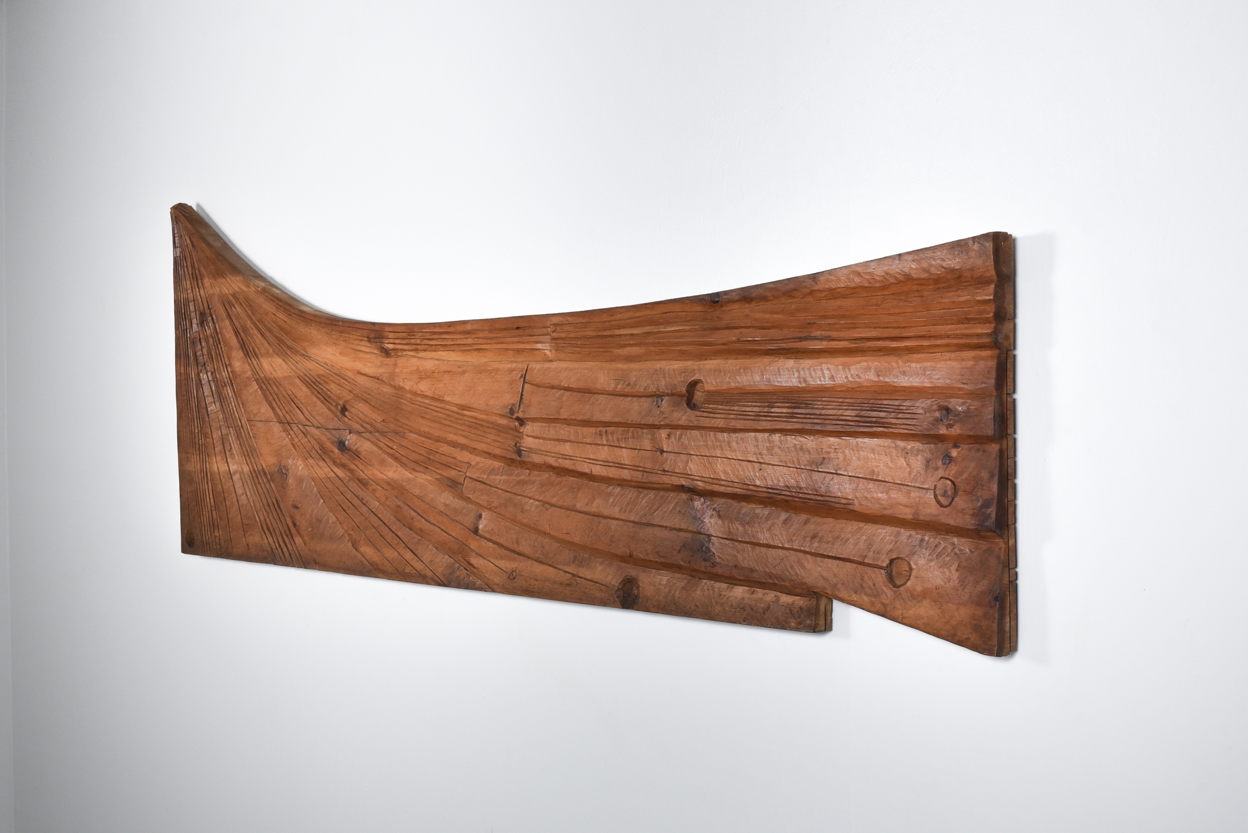 Hand Carved Art Panel by Nioi, Italy, 1974 in the Style of Nerone & Patuzzi - 1974