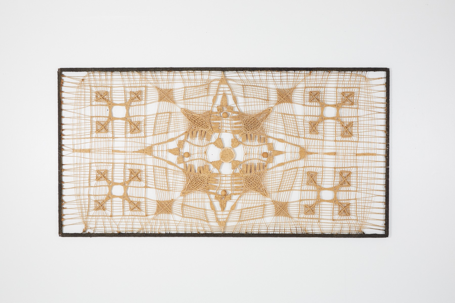 Hand-Woven Craftsman Wall Artwork - 1980's