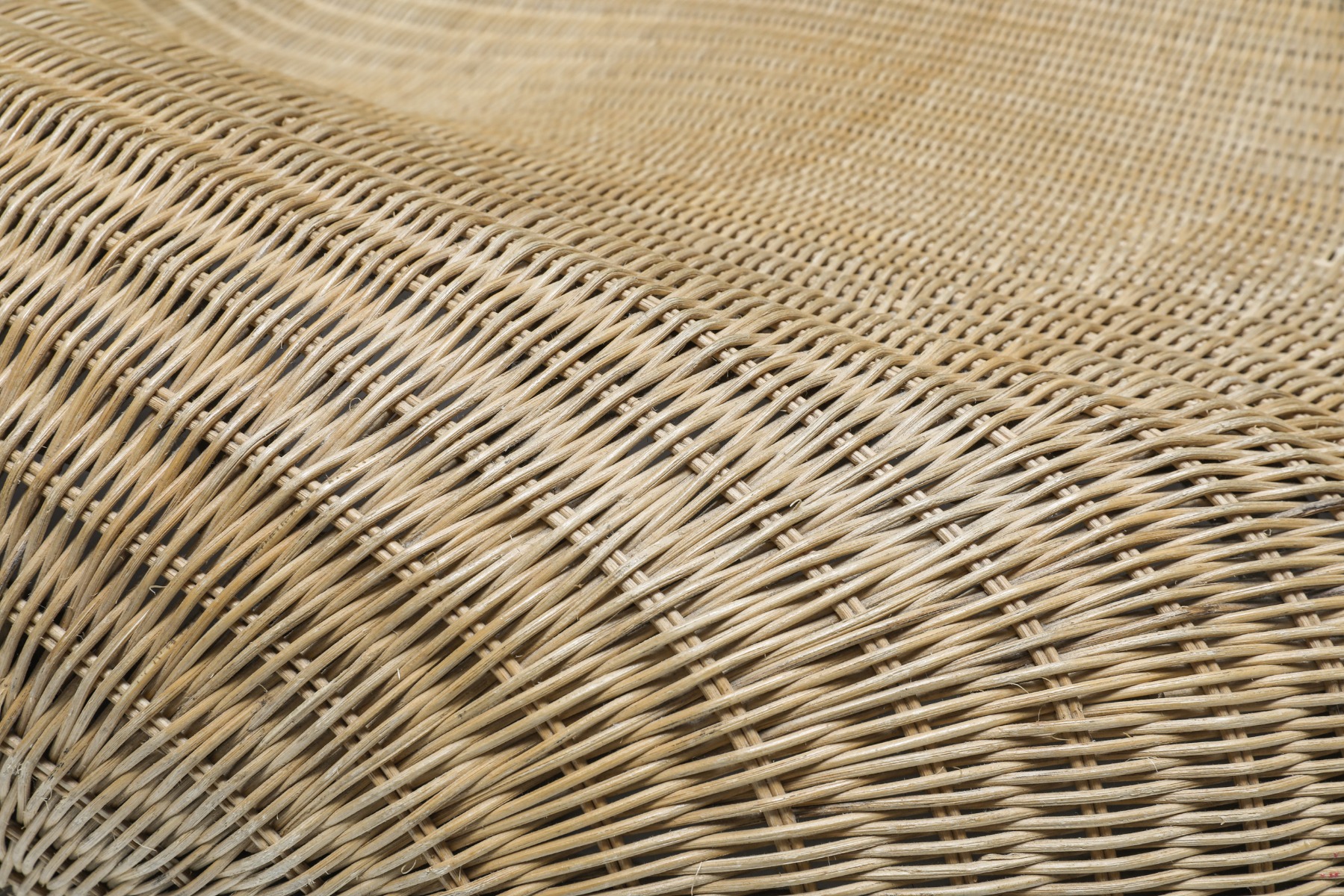 Ikea produced Storvik Rattan Cane Wicker Lounge Chair by Carl Öjerstam - 1950's