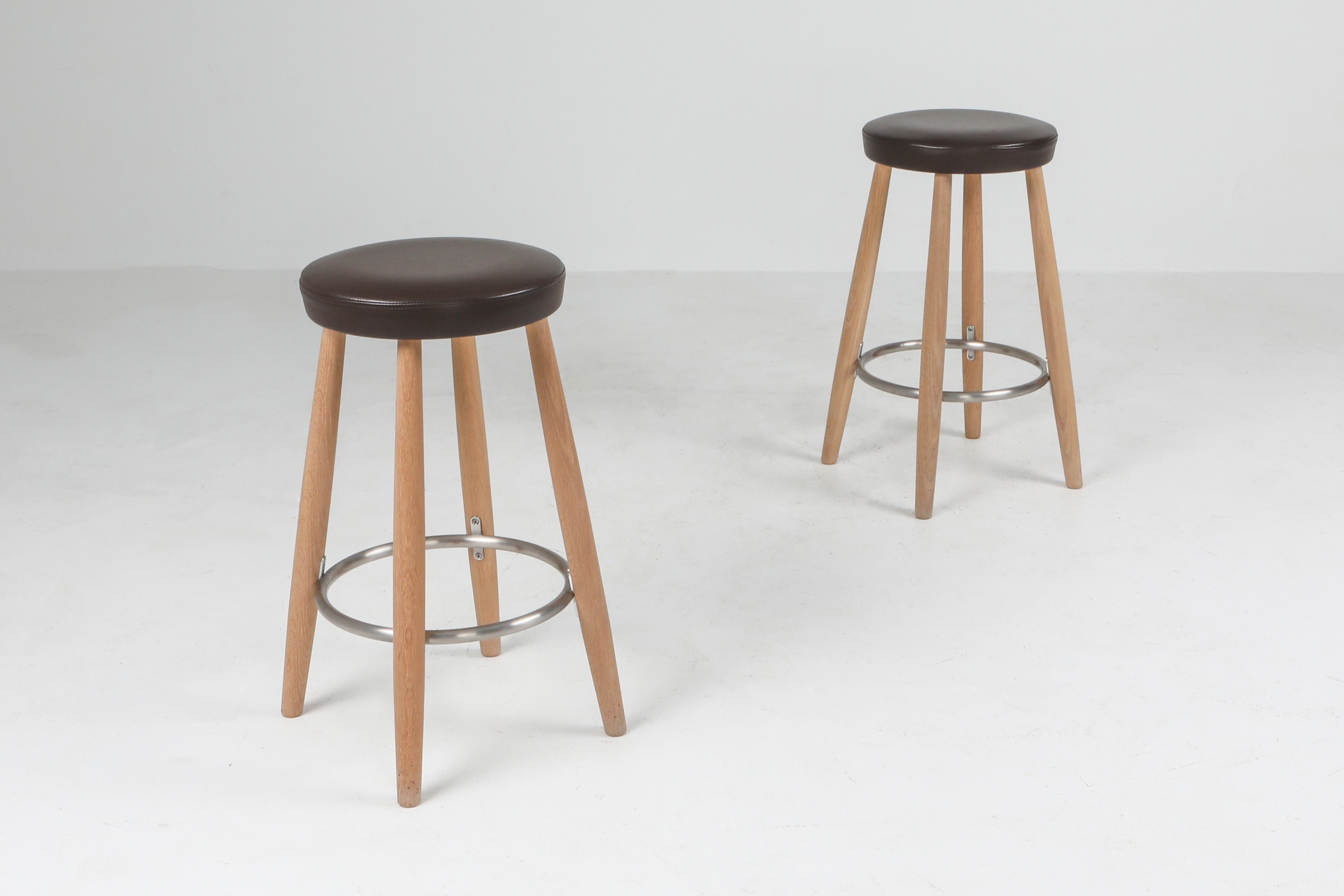 Hans Wegner CH58 Stool for Carl Hansen & Sons - 1980's