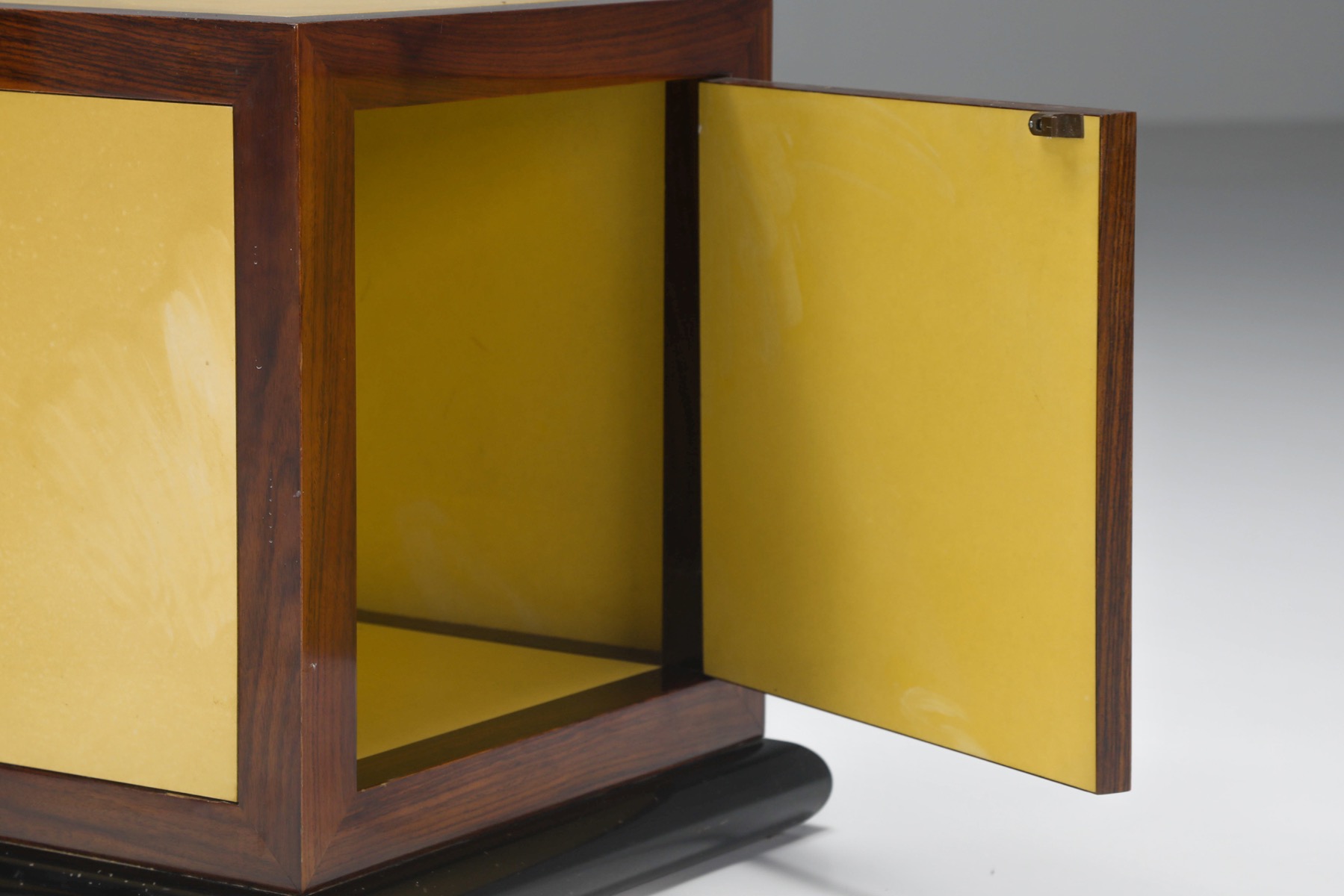 Italian Yellow Side Tables Set - 1970's