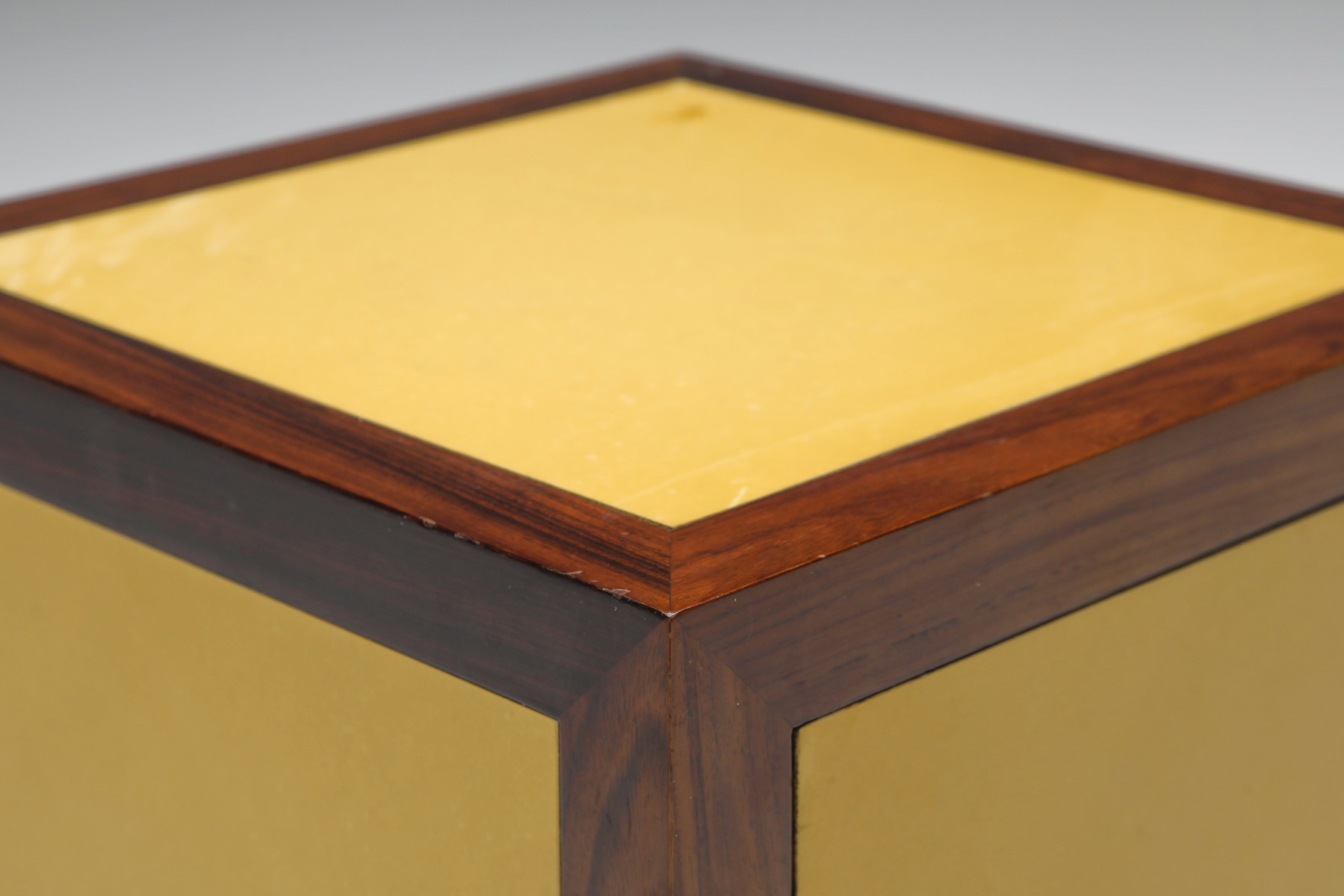 Italian Yellow Side Tables Set - 1970's