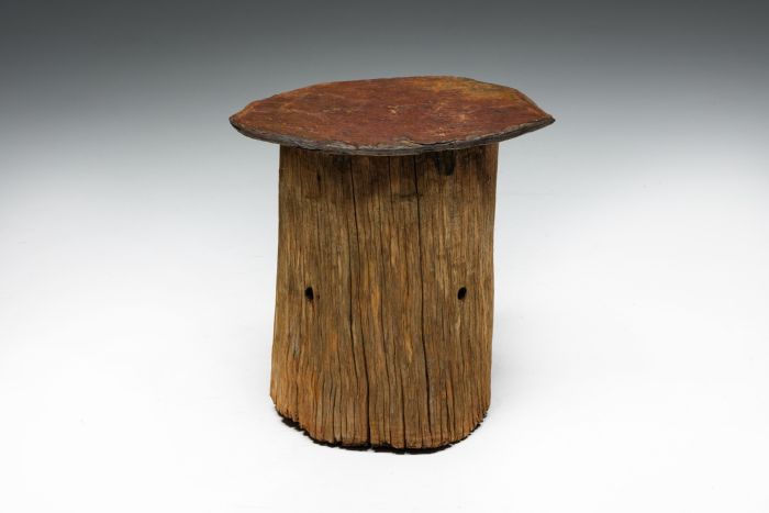 Brutalist Travail Populaire Side Table - Early 20th Century