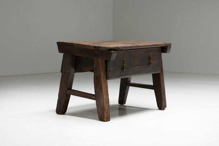 Art Populaire Writing Table - 19th Century