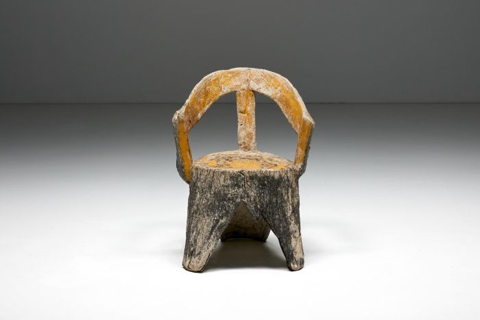 Brutalist Concrete Armchair - 1970s