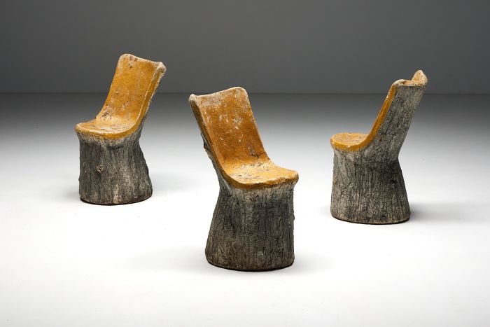 Brutalist Concrete Chairs - 1970s